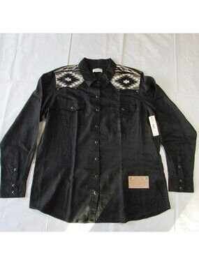 Ariat Women's Long Sleeve Dawn Western Snap Shirt Black 10062789